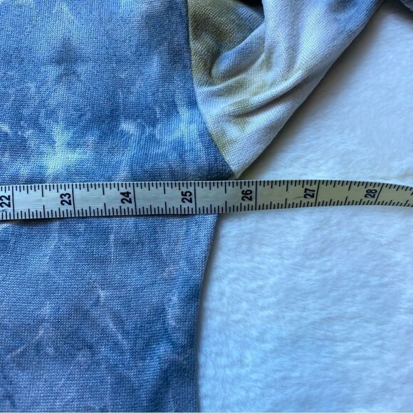 Logo Lounge Lori Goldstein Ainsley Green Tone Tie Dy Top Size Medium - Picture 5 of 9